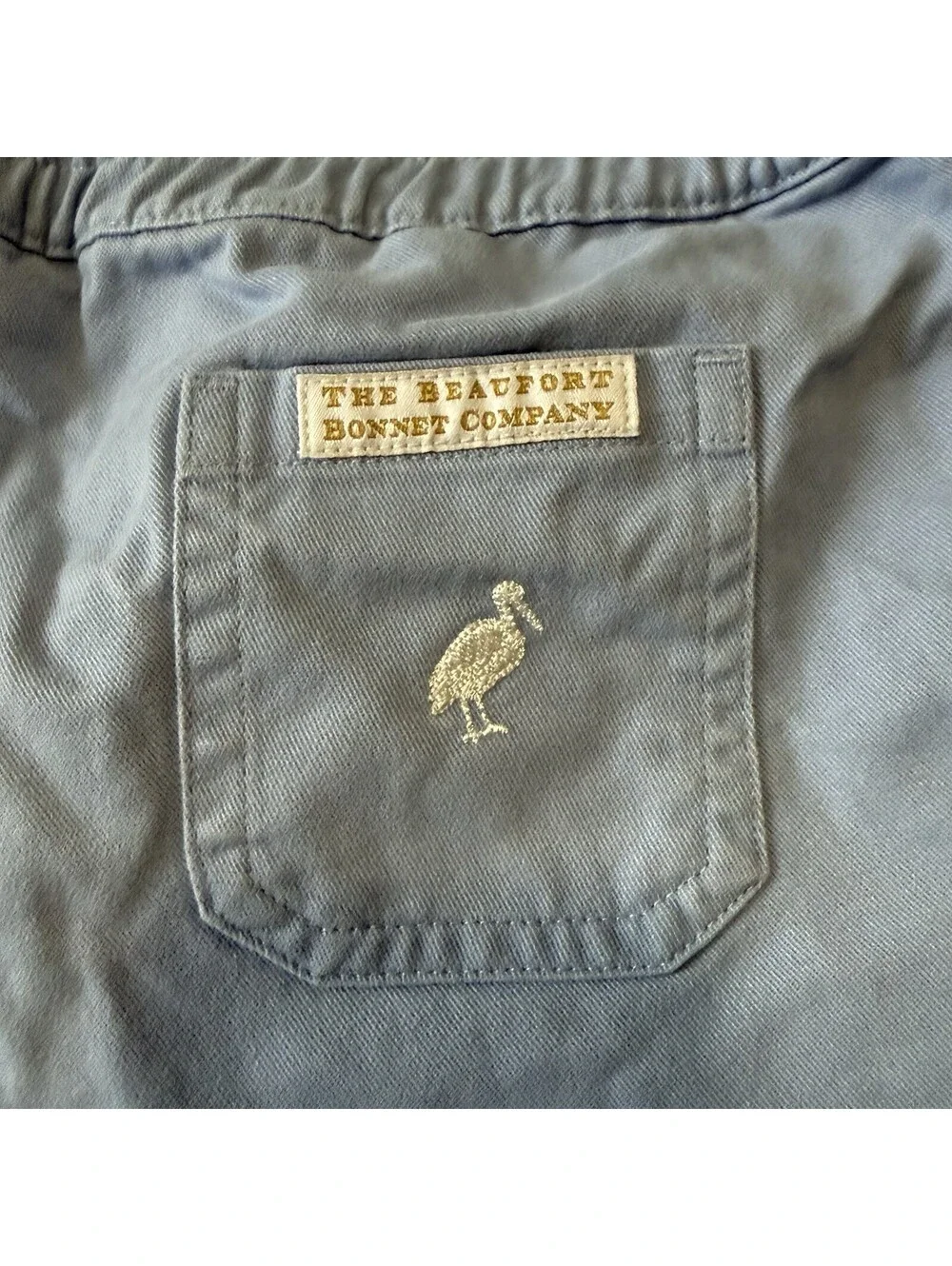 The Beaufort Bonnet Company Boys Blue Pull On Shorts Size 7 Cotton